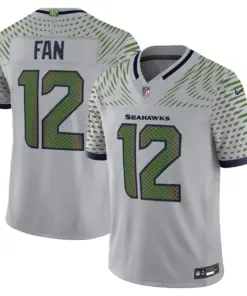 12s Seattle Seahawks Nike 2025 Rivalries Collection Limited Jersey - Wolf Gray
