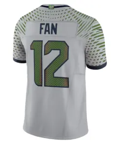 12s Seattle Seahawks Nike 2025 Rivalries Collection Limited Jersey - Wolf Gray - Image 3