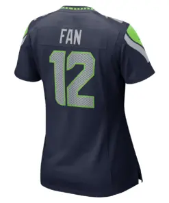 12s Seattle Seahawks Nike Women's Game Jersey - College Navy - Image 4