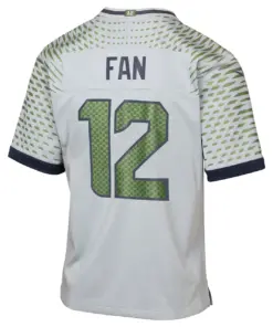 12s Seattle Seahawks Nike Youth 2025 Rivalries Collection Game Jersey - Wolf Gray - Image 3