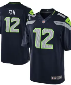 12s Seattle Seahawks Nike Youth Team Color Game Jersey - College Navy