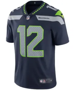 Alternative view of 12s Seattle Seahawks Nike Youth Vapor Untouchable Limited Player Jersey - College Navy