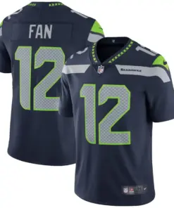 12s Seattle Seahawks Nike Youth Vapor Untouchable Limited Player Jersey - College Navy