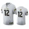 12th Fan Seattle Seahawks Nike 100th Season Golden Edition Jersey - White