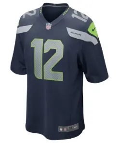 12th Fan Seattle Seahawks Nike Game Jersey - College Navy - Image 3