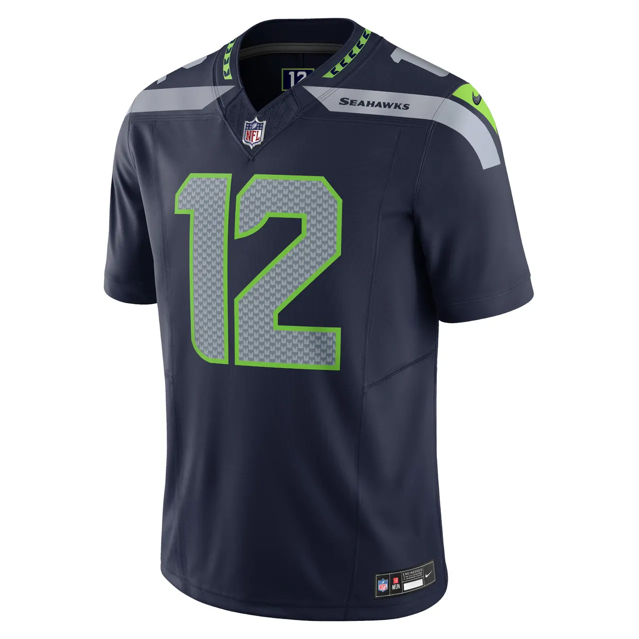 12th Fan Seattle Seahawks Nike Vapor F.U.S.E. Limited Jersey - Navy - Image 3