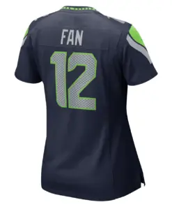 12th Fan Seattle Seahawks Nike Women's Game Jersey - College Navy - Image 4