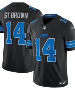Detroit Lions Nike 2nd Alternate Vapor F.U.S.E. Limited Stitched Jersey - Black - Image 16