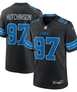 Detroit Lions Nike 2nd Alternate Vapor F.U.S.E. Limited Stitched Jersey - Black - Image 26