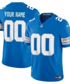 Alternative view of Detroit Lions Nike 2nd Alternate Vapor F.U.S.E. Custom Limited Stitched Jersey - Black