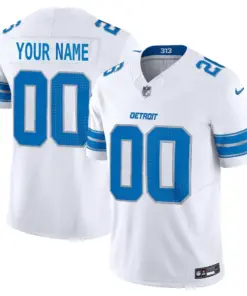 Detroit Lions Nike 2nd Alternate Vapor F.U.S.E. Custom Limited Stitched Jersey - Black - Image 6