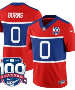 New York Giants Nike Youth Commemorative TLA Stitched Jersey - Red - Image 8