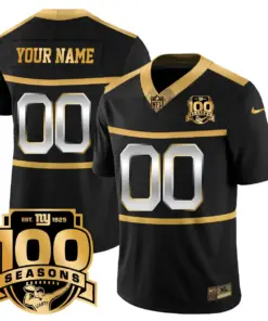 New York Giants Nike Commemorative TLA Custom Stitched Jersey - Red