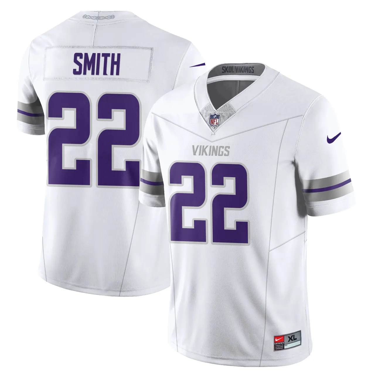 Minnesota Vikings Nike 2024 Alternate Winter Warrior Stitched Jersey - White - Image 2