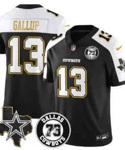 Larry Allen Dallas Cowboys Nike Stitched Jersey - White - Image 4