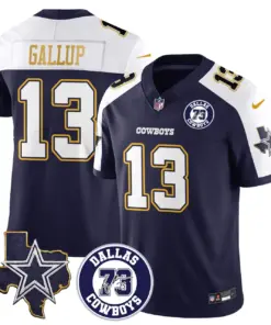 Larry Allen Dallas Cowboys Nike Stitched Jersey - White - Image 12