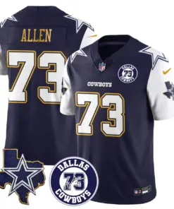 Larry Allen Dallas Cowboys Nike Stitched Jersey - White - Image 23