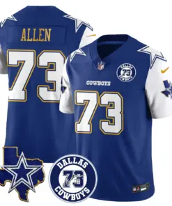 Larry Allen Dallas Cowboys Nike Stitched Jersey - White - Image 28