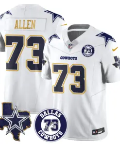 Larry Allen Dallas Cowboys Nike Stitched Jersey - White - Image 39