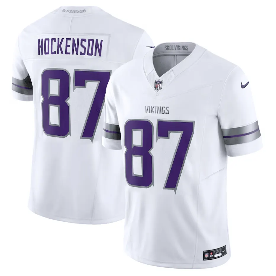 Minnesota Vikings Nike 2024 Alternate Winter Warrior Stitched Jersey - White - Image 3