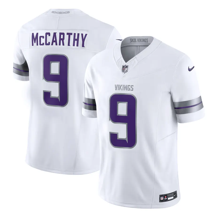 Minnesota Vikings Nike 2024 Alternate Winter Warrior Stitched Jersey - White - Image 5