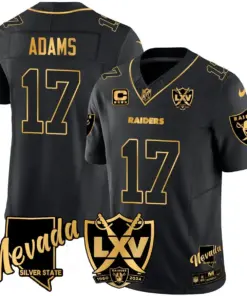 Las Vegas Raiders Nike 2024 65th Anniversary Vapor Limited Stitched Jersey - Black - Image 24