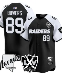 Las Vegas Raiders Nike 2024 65th Anniversary Limited Stitched Jersey - Black - Image 10
