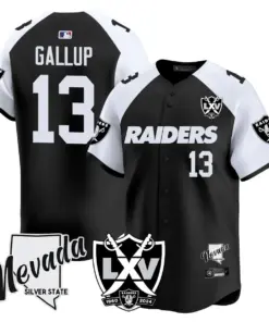 Las Vegas Raiders Nike 2024 65th Anniversary Limited Stitched Jersey - Black - Image 11