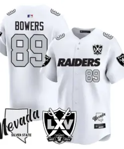 Las Vegas Raiders Nike 2024 65th Anniversary Limited Stitched Jersey - Black - Image 19