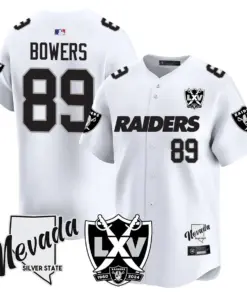 Las Vegas Raiders Nike 2024 65th Anniversary Limited Stitched Jersey - Black - Image 26