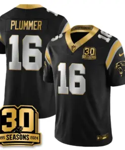 Carolina Panthers Nike Women's 2024 30th Season Vapor Limited Stitched Jersey - Black - Image 5