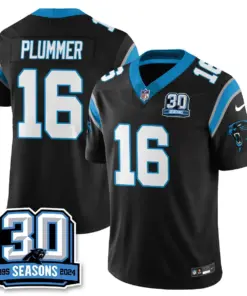 Carolina Panthers Nike Women's 2024 30th Season Vapor Limited Stitched Jersey - Black - Image 12