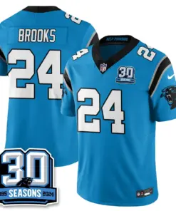 Carolina Panthers Nike Women's 2024 30th Season Vapor Limited Stitched Jersey - Black - Image 18