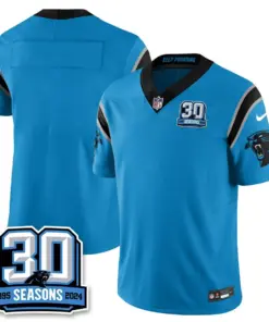 Carolina Panthers Nike Women's 2024 30th Season Vapor Limited Stitched Jersey - Black - Image 17