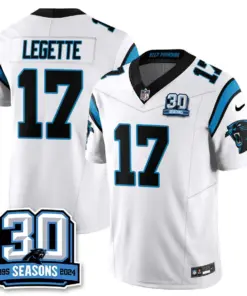 Carolina Panthers Nike Women's 2024 30th Season Vapor Limited Stitched Jersey - Black - Image 25