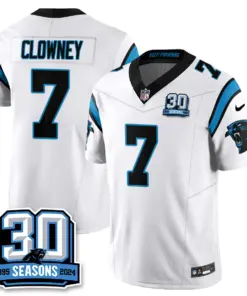 Carolina Panthers Nike Women's 2024 30th Season Vapor Limited Stitched Jersey - Black - Image 24