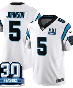 Carolina Panthers Nike Women's 2024 30th Season Vapor Limited Stitched Jersey - Black - Image 28