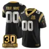 Carolina Panthers Nike 2024 30th Season Vapor Custom Limited Stitched Jersey - Black