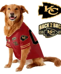 Kansas City Chiefs Nike Chief Super Bowl Champions Pet Coat Gifts for Pet Lovers - Red - Image 8