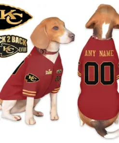 Alternative view of Kansas City Chiefs Nike Chief Super Bowl Champions Pet Coat Gifts for Pet Lovers - Red