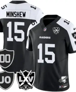 Honor Jim Otto Las Vegas Raiders Nike Vapor Limited Stitched Jersey - Black - Image 7