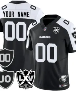 Honor Jim Otto Las Vegas Raiders Nike Vapor Limited Stitched Jersey - Black - Image 9