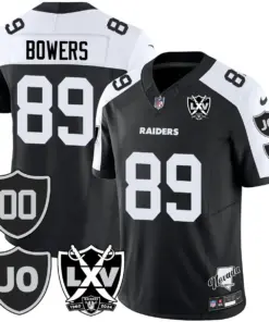 Honor Jim Otto Las Vegas Raiders Nike Vapor Limited Stitched Jersey - Black - Image 4