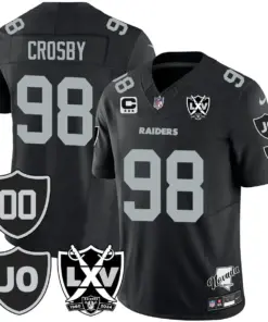 Honor Jim Otto Las Vegas Raiders Nike Vapor Limited Stitched Jersey - Black - Image 13