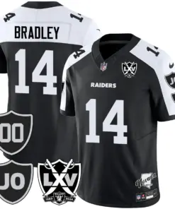 Honor Jim Otto Las Vegas Raiders Nike Vapor Limited Stitched Jersey - Black - Image 5