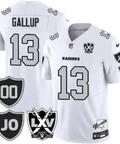 Honor Jim Otto Las Vegas Raiders Nike Vapor Limited Stitched Jersey - Black - Image 27