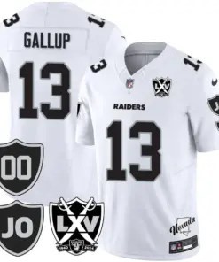 Honor Jim Otto Las Vegas Raiders Nike Vapor Limited Stitched Jersey - Black - Image 32