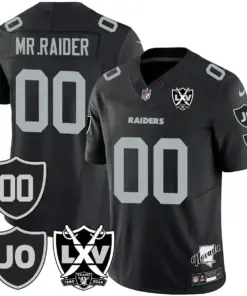 Honor Jim Otto Las Vegas Raiders Nike Vapor Limited Stitched Jersey - Black - Image 38