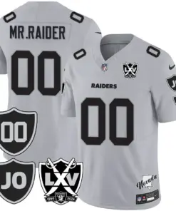 Honor Jim Otto Las Vegas Raiders Nike Vapor Limited Stitched Jersey - Black - Image 40