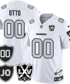 Honor Jim Otto Las Vegas Raiders Nike Vapor Limited Stitched Jersey - Black - Image 41